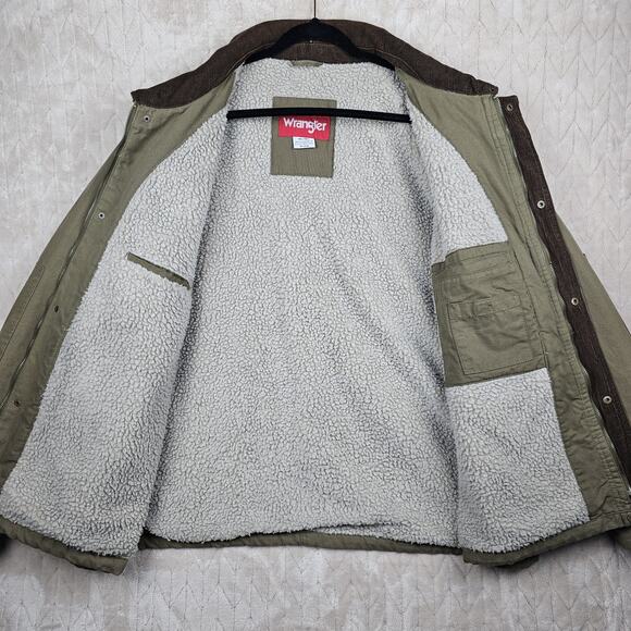 Wrangler Chore Coat Mens 3XL Sherpa Fleece Lined Barn Outdoors Western Utility - Picture 3 of 7